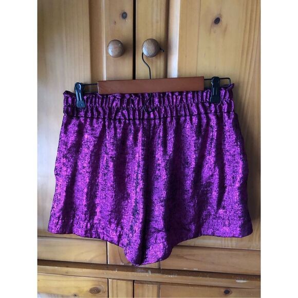 A new day Metallic Purple Women Short Size M - Picture 4 of 7